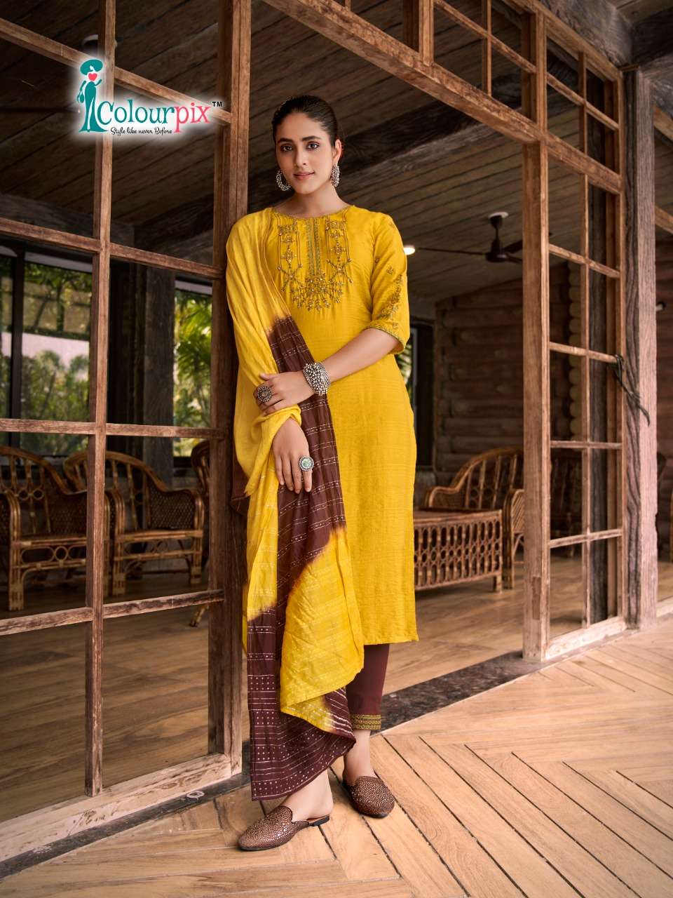 MANOHARI VOL-1 BY COLOURPIX 1001 TO 1006 SERIES BEAUTIFUL SUITS COLORFUL STYLISH FANCY CASUAL WEAR & ETHNIC WEAR VISCOSE DRESSES AT WHOLESALE PRICE