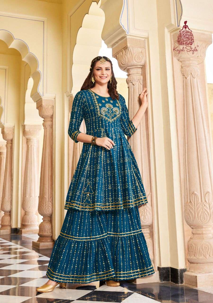 LAVISH VOL-2 BY KAJAL STYLE 2001 TO 2008 SERIES DESIGNER STYLISH FANCY COLORFUL BEAUTIFUL PARTY WEAR & ETHNIC WEAR COLLECTION HEAVY COTTON KURTIS WITH BOTTOM AT WHOLESALE PRICE