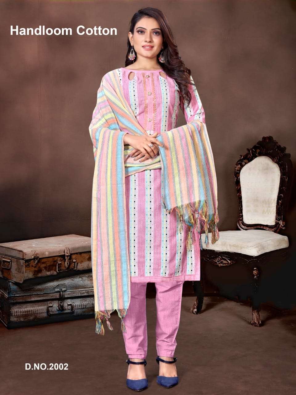 HANDLOOM COTTON VOL-2 BY RAHUL NX 2001 TO 2004 SERIES BEAUTIFUL SUITS COLORFUL STYLISH FANCY CASUAL WEAR & ETHNIC WEAR COTTON DRESSES AT WHOLESALE PRICE