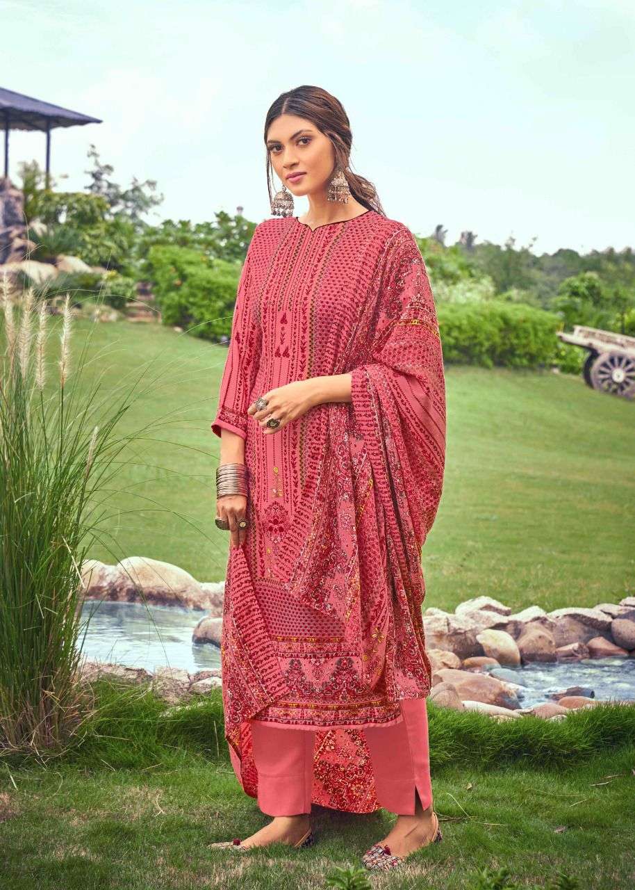 KASHMIR KI KALI VOL-5 BY RADHA FABS 5001 TO 5010 SERIES SUITS BEAUTIFUL FANCY COLORFUL STYLISH PARTY WEAR & OCCASIONAL WEAR PURE PASHMINA DRESSES AT WHOLESALE PRICE