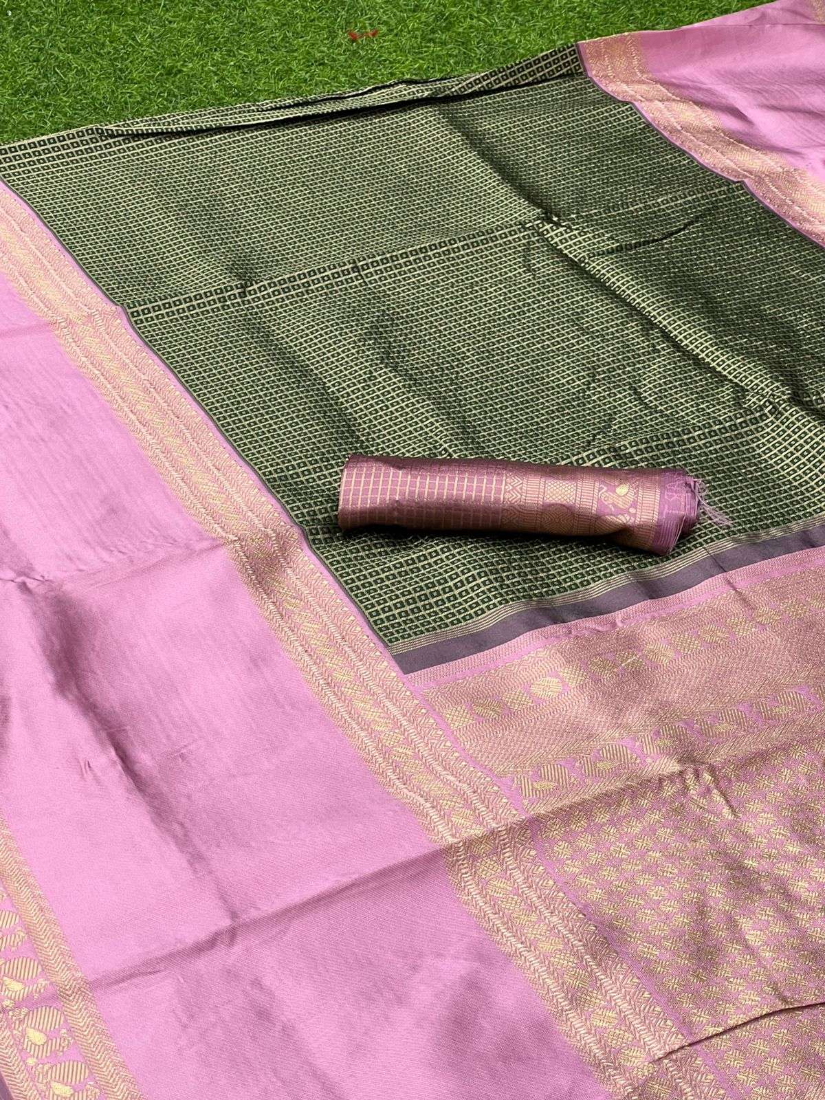 203 BY FASHID WHOLESALE INDIAN TRADITIONAL WEAR COLLECTION BEAUTIFUL STYLISH FANCY COLORFUL PARTY WEAR & OCCASIONAL WEAR SOFT LICHI SILK SAREES AT WHOLESALE PRICE