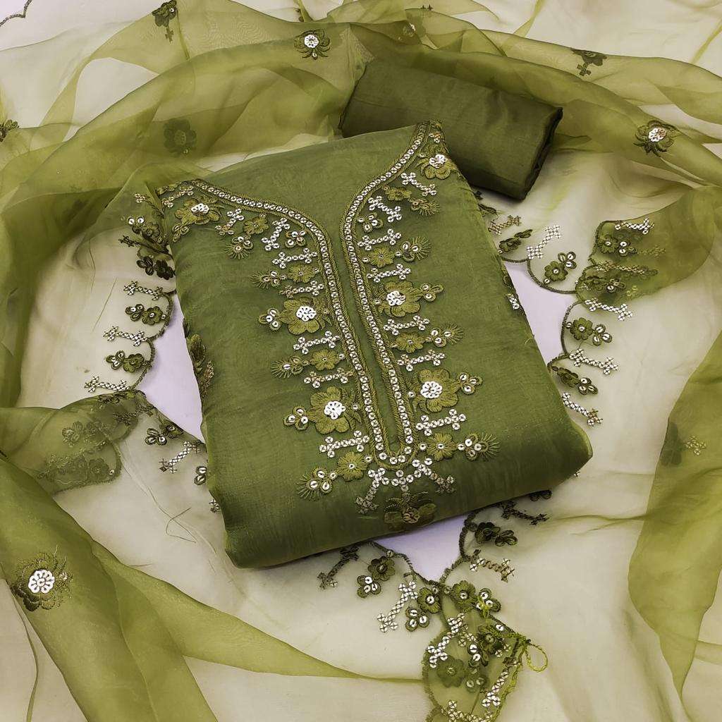 EXCLUSIVE DRESS MATERIAL VOL-1016 BY FASHID WHOLESALE 01 TO 04 SERIES NX BEAUTIFUL SUITS COLORFUL STYLISH FANCY CASUAL WEAR & ETHNIC WEAR ORGANZA DRESSES AT WHOLESALE PRICE
