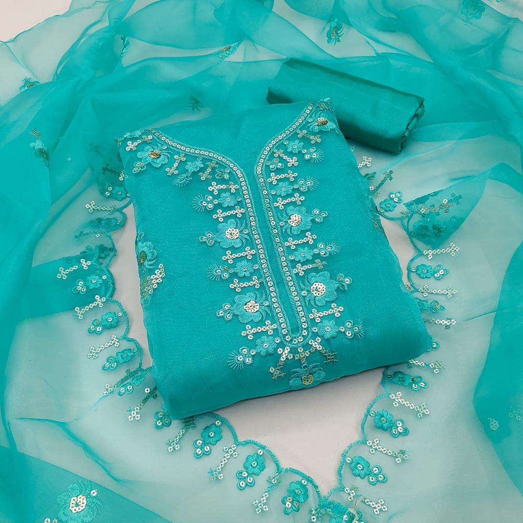 EXCLUSIVE DRESS MATERIAL VOL-1016 BY FASHID WHOLESALE 01 TO 04 SERIES NX BEAUTIFUL SUITS COLORFUL STYLISH FANCY CASUAL WEAR & ETHNIC WEAR ORGANZA DRESSES AT WHOLESALE PRICE