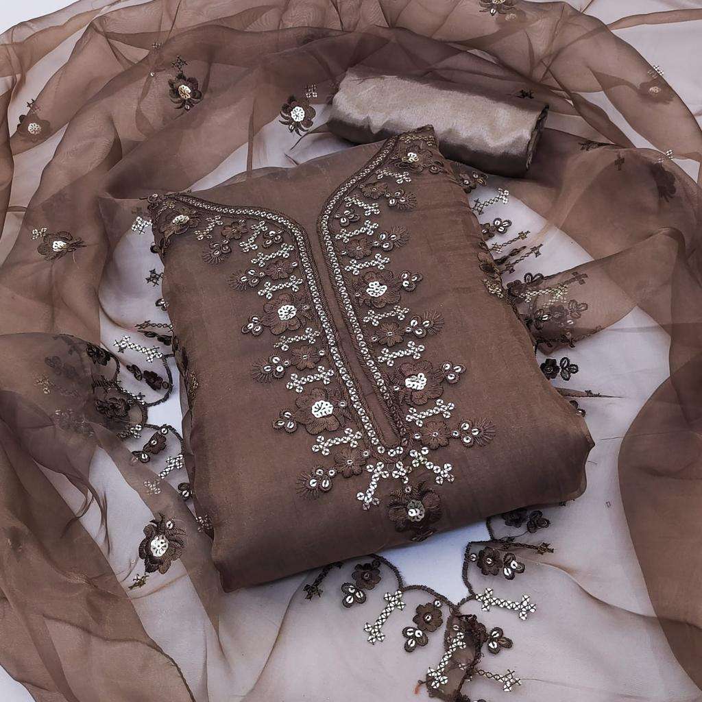 EXCLUSIVE DRESS MATERIAL VOL-1016 BY FASHID WHOLESALE 01 TO 04 SERIES NX BEAUTIFUL SUITS COLORFUL STYLISH FANCY CASUAL WEAR & ETHNIC WEAR ORGANZA DRESSES AT WHOLESALE PRICE