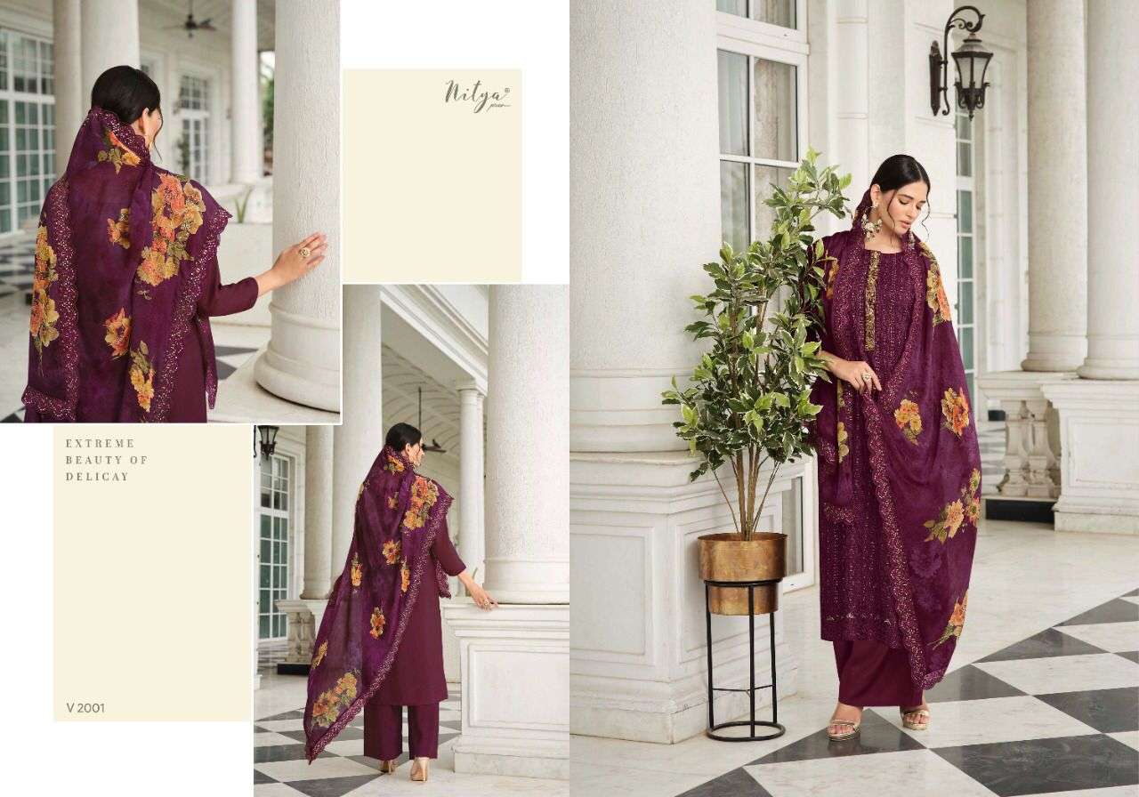 VANYA BY LT FABRICS 2001 TO 2006 SERIES BEAUTIFUL STYLISH SUITS FANCY COLORFUL CASUAL WEAR & ETHNIC WEAR & READY TO WEAR VISCOSE CHINNON EMBROIDERY DRESSES AT WHOLESALE PRICE