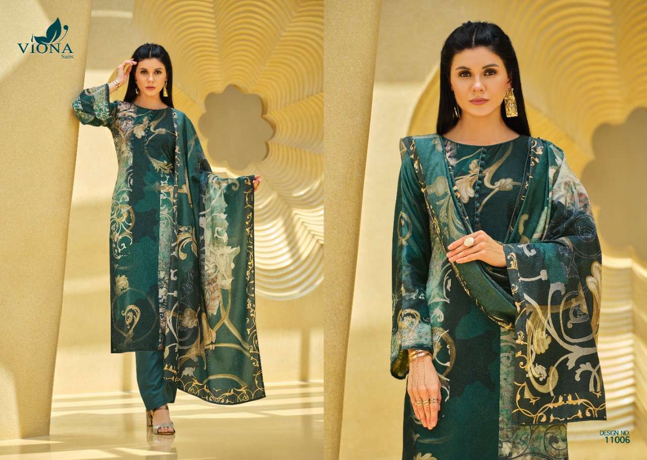 AAMAYA BY VIONA SUITS 11001 TO 11006 SERIES BEAUTIFUL STYLISH SUITS FANCY COLORFUL CASUAL WEAR & ETHNIC WEAR & READY TO WEAR PURE VELVET EMBROIDERED DRESSES AT WHOLESALE PRICE