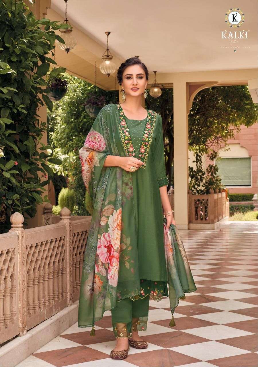 BEGUM VOL-2 BY KALKI 25001 TO 25007 SERIES SUITS BEAUTIFUL FANCY COLORFUL STYLISH PARTY WEAR & OCCASIONAL WEAR PURE VISCOSE SILK DRESSES AT WHOLESALE PRICE