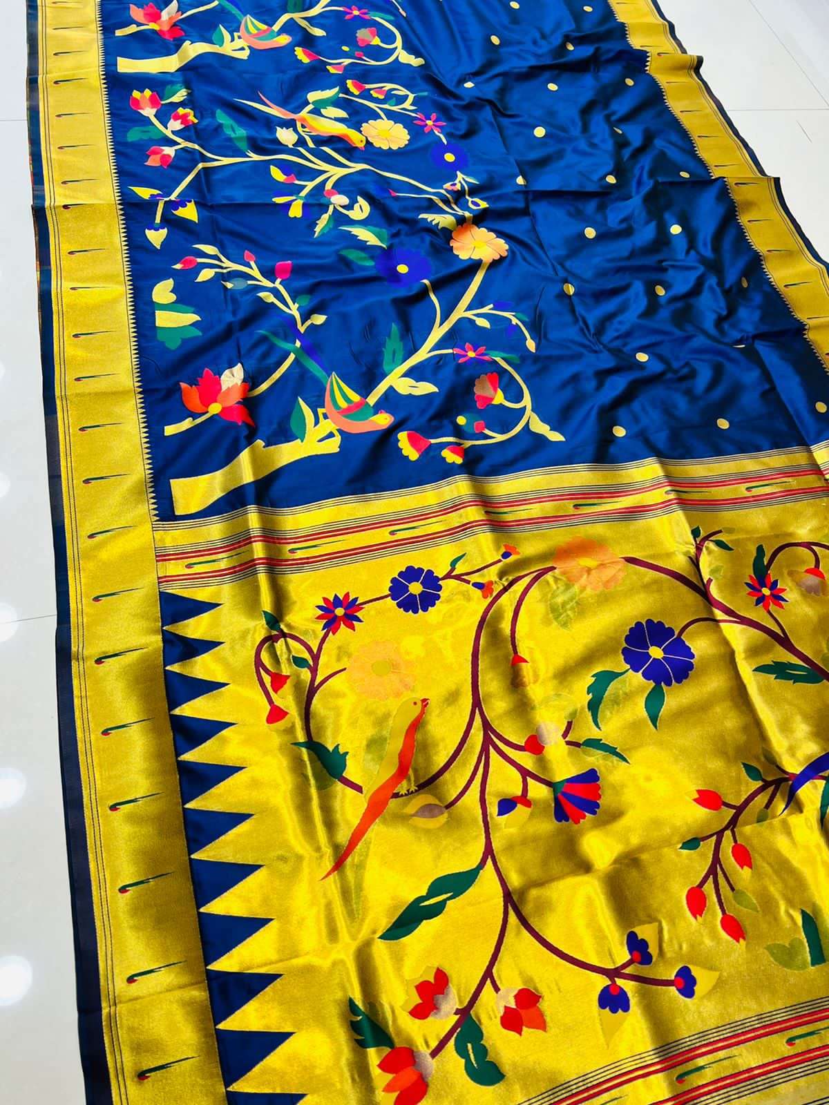 HALF KABUTAR PAITHANI BY FASHID WHOLESALE 01 TO 11 SERIES PH INDIAN TRADITIONAL WEAR COLLECTION BEAUTIFUL STYLISH FANCY COLORFUL PARTY WEAR & OCCASIONAL WEAR PURE SILK SAREES AT WHOLESALE PRICE