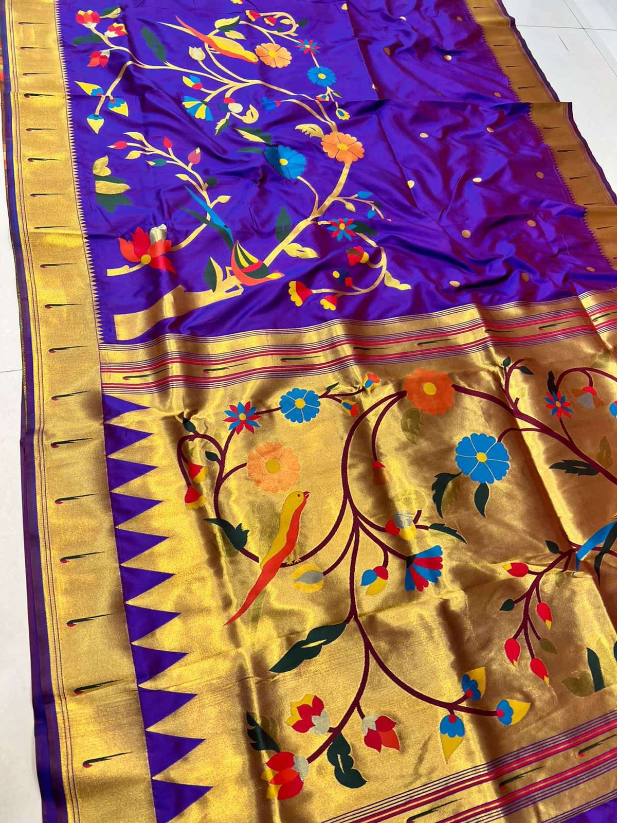 HALF KABUTAR PAITHANI BY FASHID WHOLESALE 01 TO 11 SERIES PH INDIAN TRADITIONAL WEAR COLLECTION BEAUTIFUL STYLISH FANCY COLORFUL PARTY WEAR & OCCASIONAL WEAR PURE SILK SAREES AT WHOLESALE PRICE