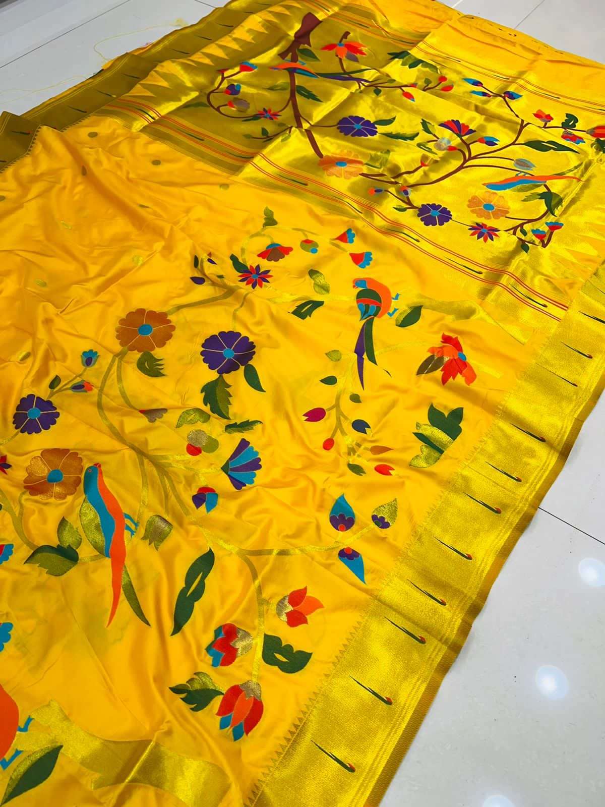 HALF KABUTAR PAITHANI BY FASHID WHOLESALE 01 TO 11 SERIES PH INDIAN TRADITIONAL WEAR COLLECTION BEAUTIFUL STYLISH FANCY COLORFUL PARTY WEAR & OCCASIONAL WEAR PURE SILK SAREES AT WHOLESALE PRICE