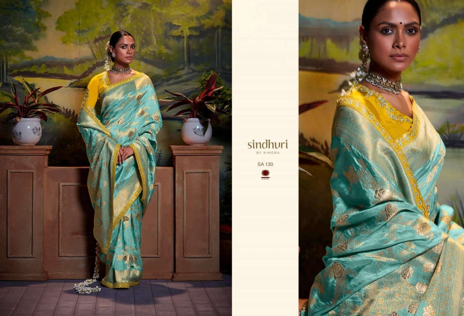 Parnika By Kimora Fashion 121 To 131 Series Indian Traditional Wear Collection Beautiful Stylish Fancy Colorful Party Wear & Occasional Wear Pure Dola Silk Sarees At Wholesale Price