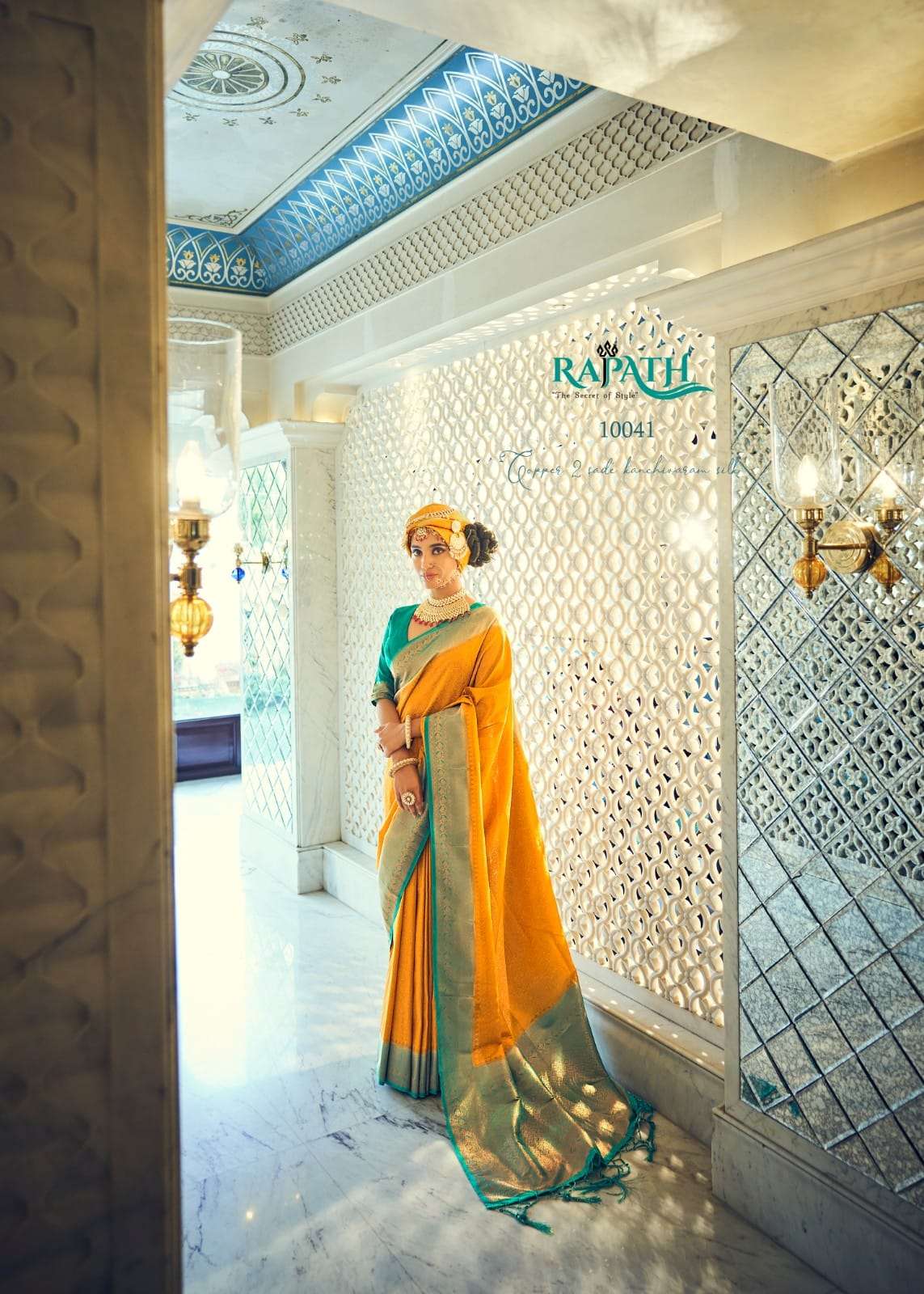 Angelina By Rajpath 10041 To 10046 Series Indian Traditional Wear Collection Beautiful Stylish Fancy Colorful Party Wear & Occasional Wear Soft Silk Sarees At Wholesale Price