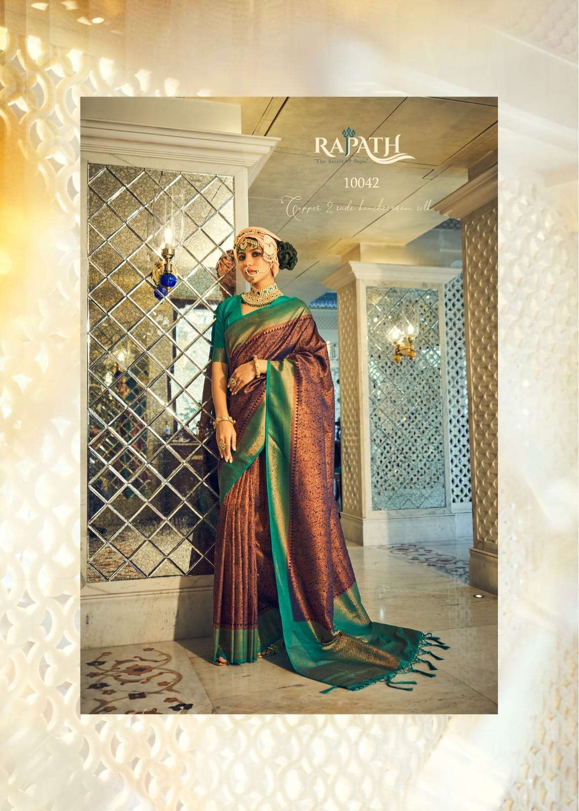 Angelina By Rajpath 10041 To 10046 Series Indian Traditional Wear Collection Beautiful Stylish Fancy Colorful Party Wear & Occasional Wear Soft Silk Sarees At Wholesale Price