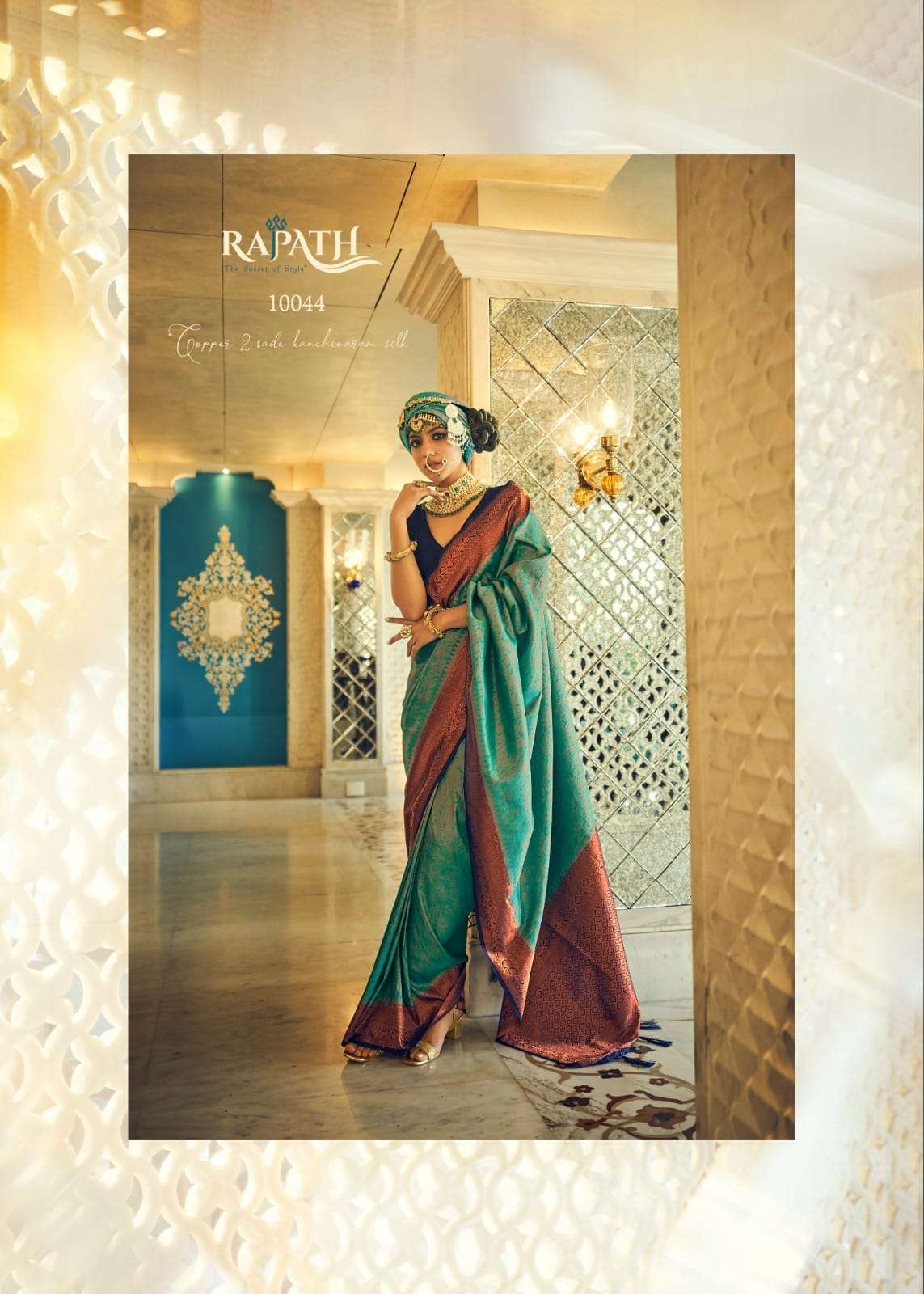 Angelina By Rajpath 10041 To 10046 Series Indian Traditional Wear Collection Beautiful Stylish Fancy Colorful Party Wear & Occasional Wear Soft Silk Sarees At Wholesale Price