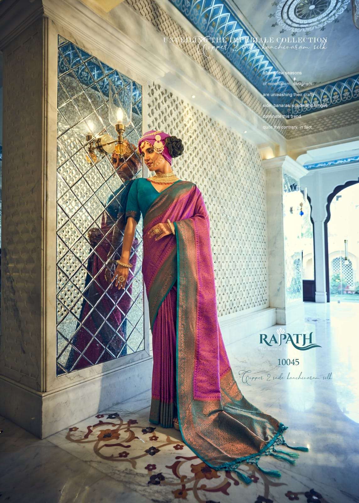 Angelina By Rajpath 10041 To 10046 Series Indian Traditional Wear Collection Beautiful Stylish Fancy Colorful Party Wear & Occasional Wear Soft Silk Sarees At Wholesale Price