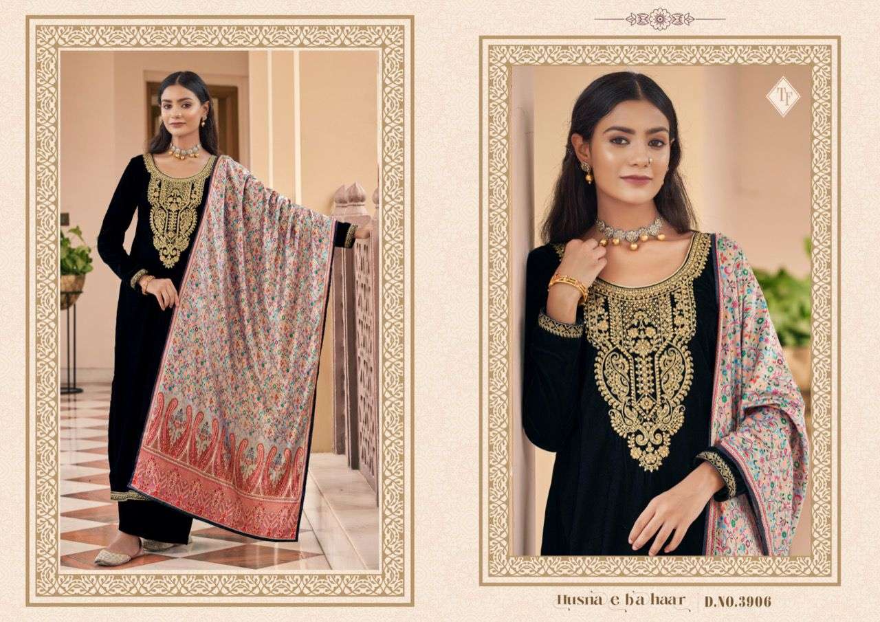 RAZIYA BY TANISHK FASHION 3901 TO 3906 SERIES SUITS BEAUTIFUL FANCY COLORFUL STYLISH PARTY WEAR & OCCASIONAL WEAR VELVET EMBROIDERY DRESSES AT WHOLESALE PRICE