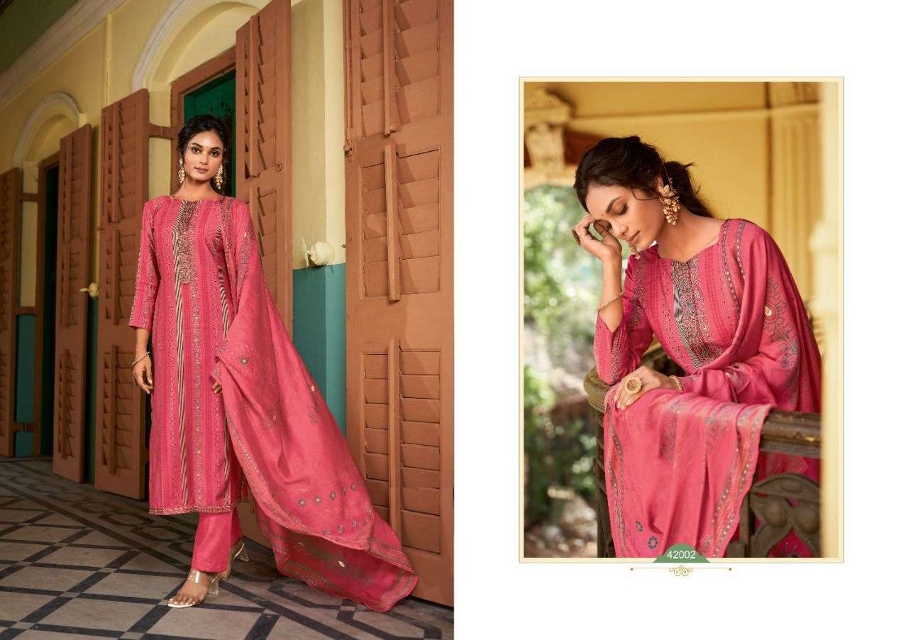 SAWARANG VOL-3 BY SIYONI 42001 TO 42008 SERIES BEAUTIFUL SUITS COLORFUL STYLISH FANCY CASUAL WEAR & ETHNIC WEAR SILK PRINT DRESSES AT WHOLESALE PRICE