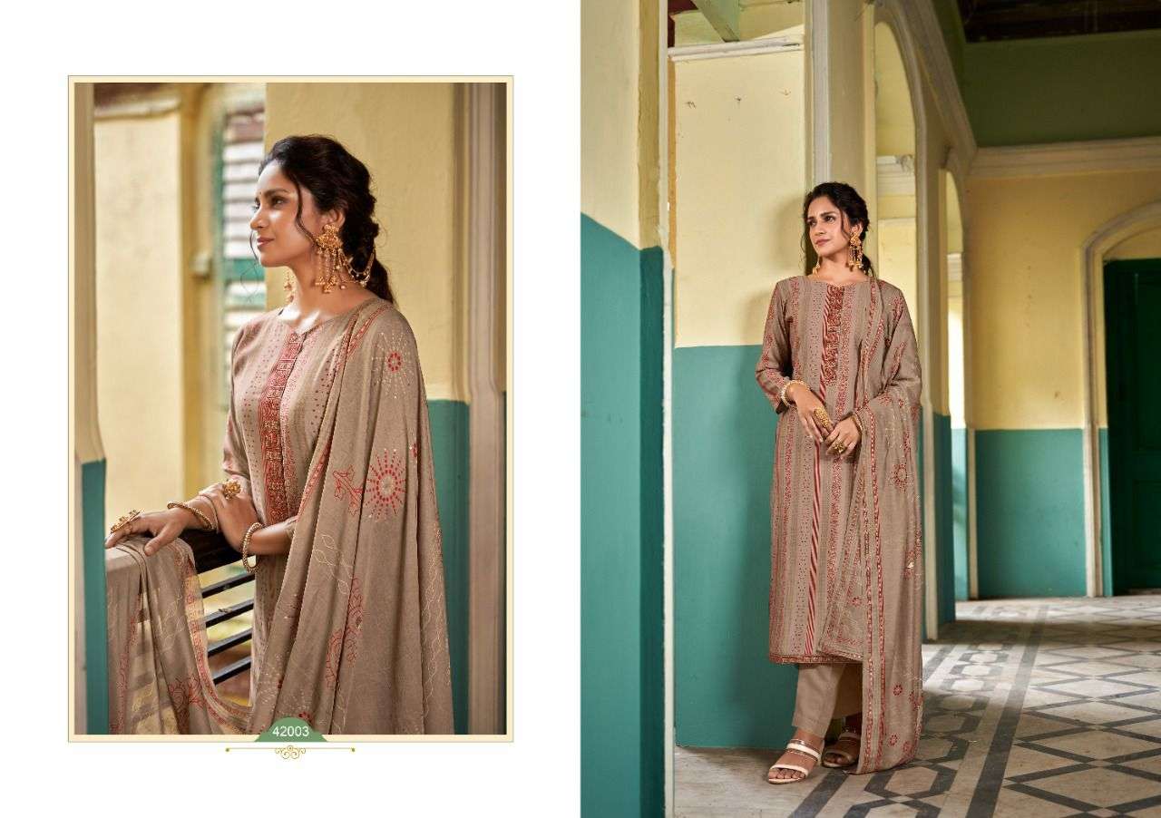 SAWARANG VOL-3 BY SIYONI 42001 TO 42008 SERIES BEAUTIFUL SUITS COLORFUL STYLISH FANCY CASUAL WEAR & ETHNIC WEAR SILK PRINT DRESSES AT WHOLESALE PRICE