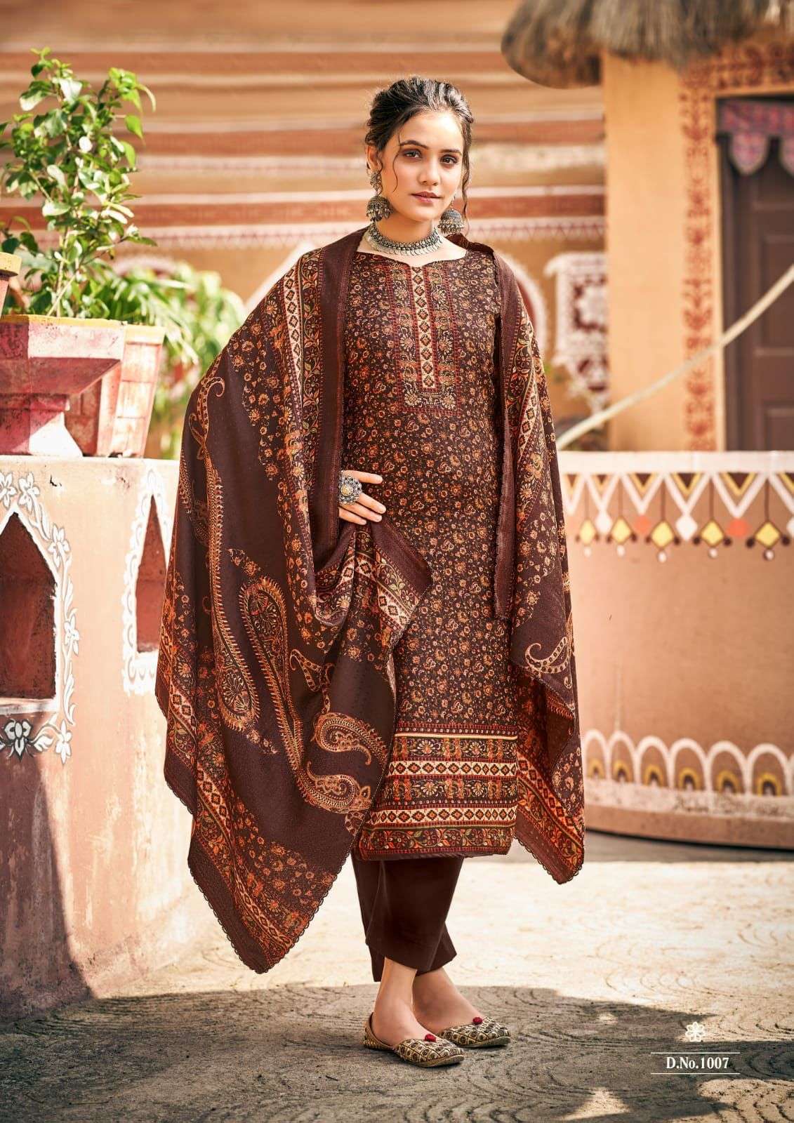 FANNA BY ROLI MOLI 1001 TO 1008 SERIES DESIGNER INDIAN SUITS BEAUTIFUL FANCY COLORFUL STYLISH PARTY WEAR & OCCASIONAL WEAR PASHMINA JACQUARD DRESSES AT WHOLESALE PRICE