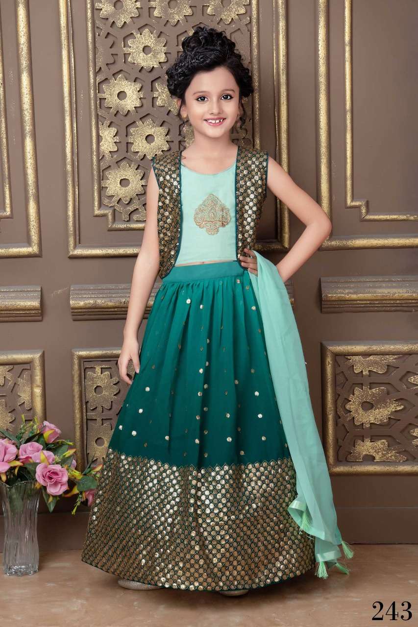 Aaradhna Vol-33 By Fashid Wholesale 240 To 243 Series Beautiful Colorful Fancy Wedding Collection Occasional Wear & Party Wear Georgette Lehengas At Wholesale Price