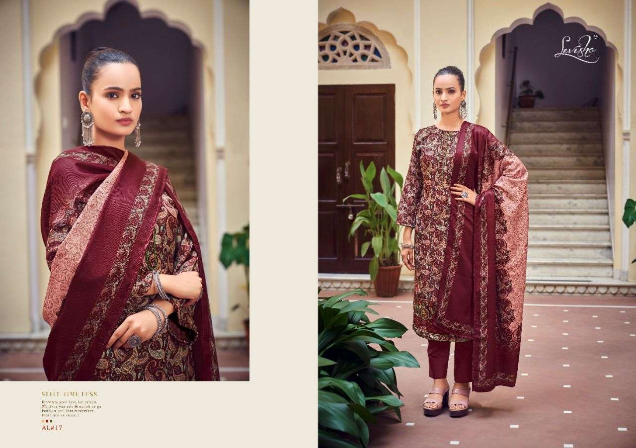Aaliyah By Levisha 13 To 18 Series Beautiful Suits Colorful Stylish Fancy Casual Wear & Ethnic Wear Pure Pashmina Digital Print Dresses At Wholesale Price