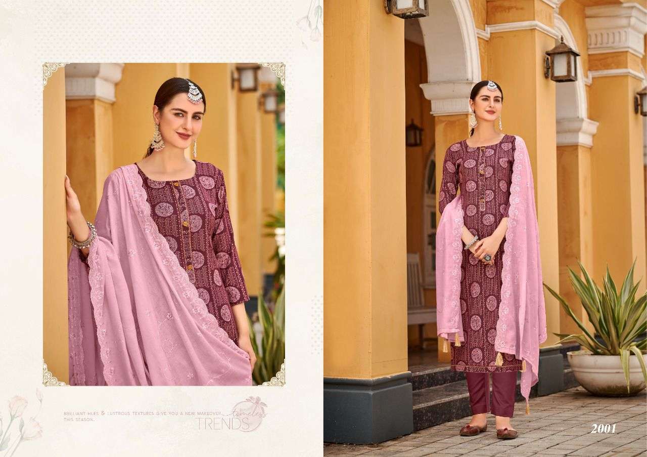 FEMINA VOL-2 BY HERMITAGE 2001 TO 2008 SERIES BEAUTIFUL SUITS COLORFUL STYLISH FANCY CASUAL WEAR & ETHNIC WEAR PURE COTTON SATIN DRESSES AT WHOLESALE PRICE