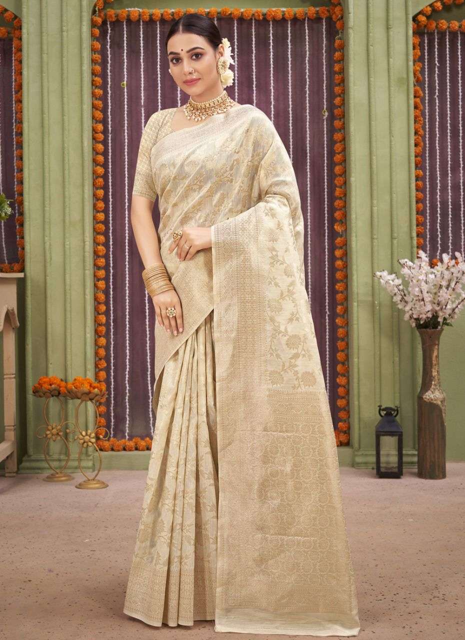 RAJNIGANDHA BY SANGAM PRINTS 2203 TO 2208 SERIES INDIAN TRADITIONAL WEAR COLLECTION BEAUTIFUL STYLISH FANCY COLORFUL PARTY WEAR & OCCASIONAL WEAR LINEN SAREES AT WHOLESALE PRICE