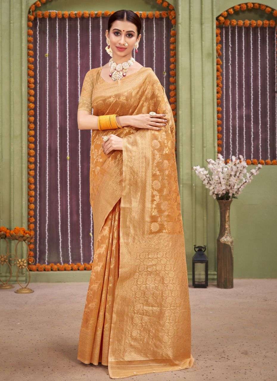 RAJNIGANDHA BY SANGAM PRINTS 2203 TO 2208 SERIES INDIAN TRADITIONAL WEAR COLLECTION BEAUTIFUL STYLISH FANCY COLORFUL PARTY WEAR & OCCASIONAL WEAR LINEN SAREES AT WHOLESALE PRICE