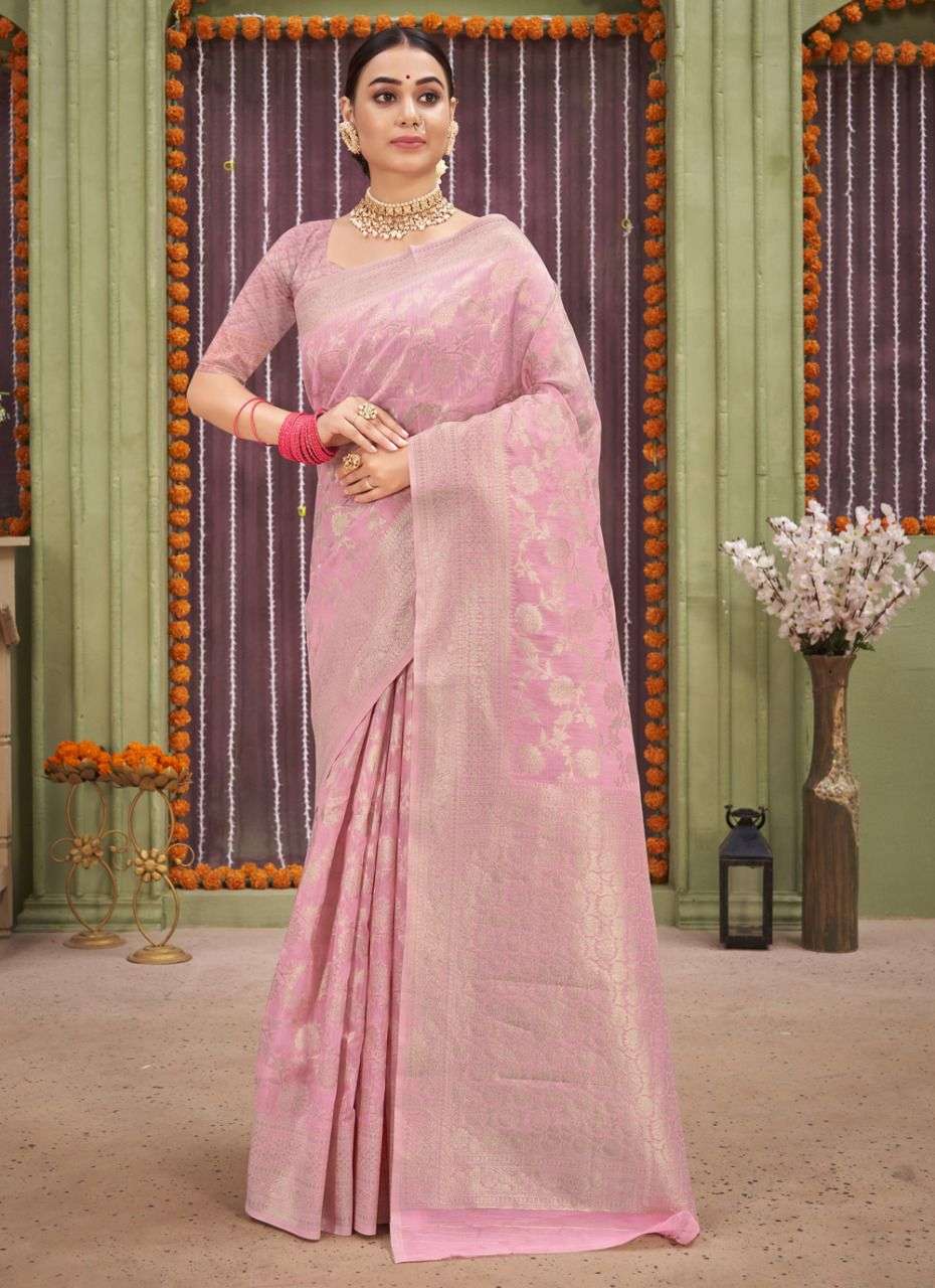RAJNIGANDHA BY SANGAM PRINTS 2203 TO 2208 SERIES INDIAN TRADITIONAL WEAR COLLECTION BEAUTIFUL STYLISH FANCY COLORFUL PARTY WEAR & OCCASIONAL WEAR LINEN SAREES AT WHOLESALE PRICE