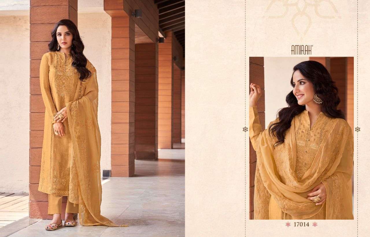 Roop By Amirah 17011 To 17016 Series Beautiful Suits Colorful Stylish Fancy Casual Wear & Ethnic Wear Viscose Jacquard Dresses At Wholesale Price