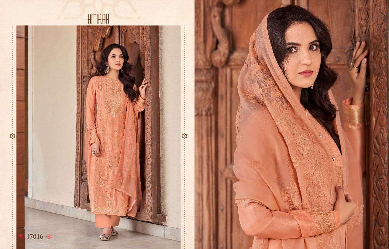 Roop By Amirah 17011 To 17016 Series Beautiful Suits Colorful Stylish Fancy Casual Wear & Ethnic Wear Viscose Jacquard Dresses At Wholesale Price