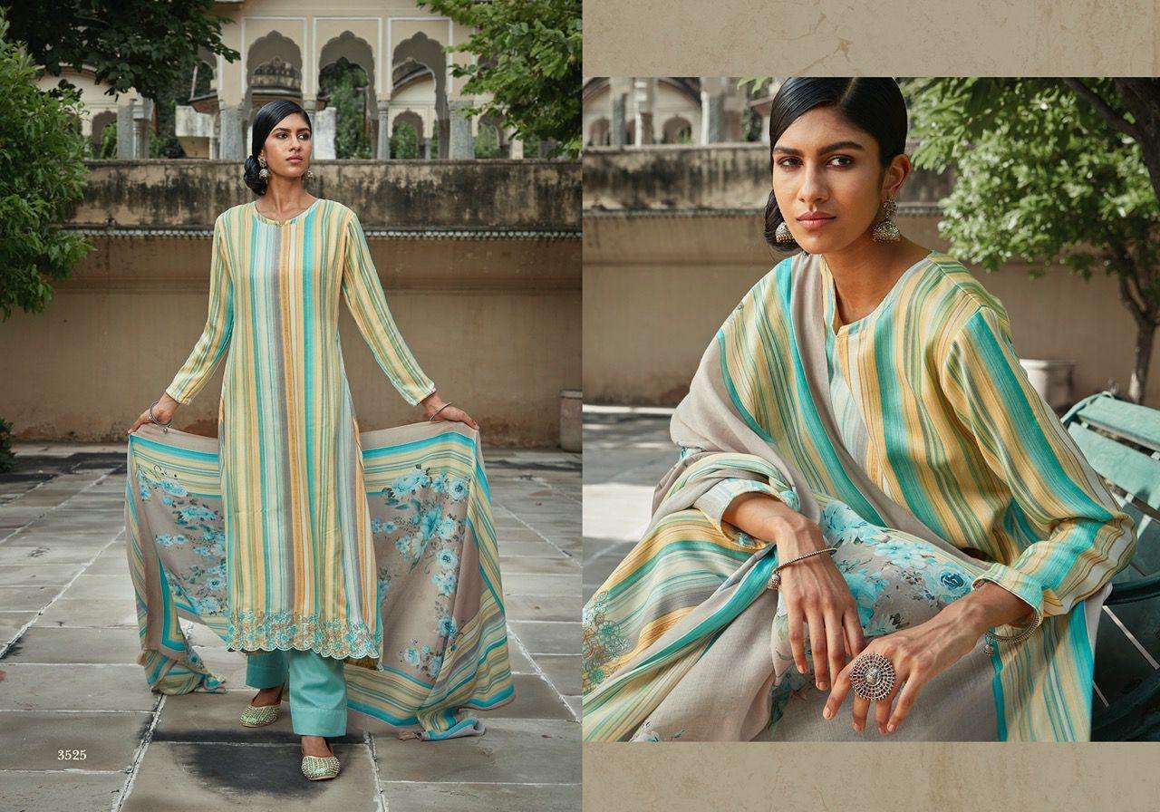 FORBES BY PRM TRENDZ 3518 TO 3525 SERIES BEAUTIFUL SUITS COLORFUL STYLISH FANCY CASUAL WEAR & ETHNIC WEAR PURE PASHMINA PRINT DRESSES AT WHOLESALE PRICE