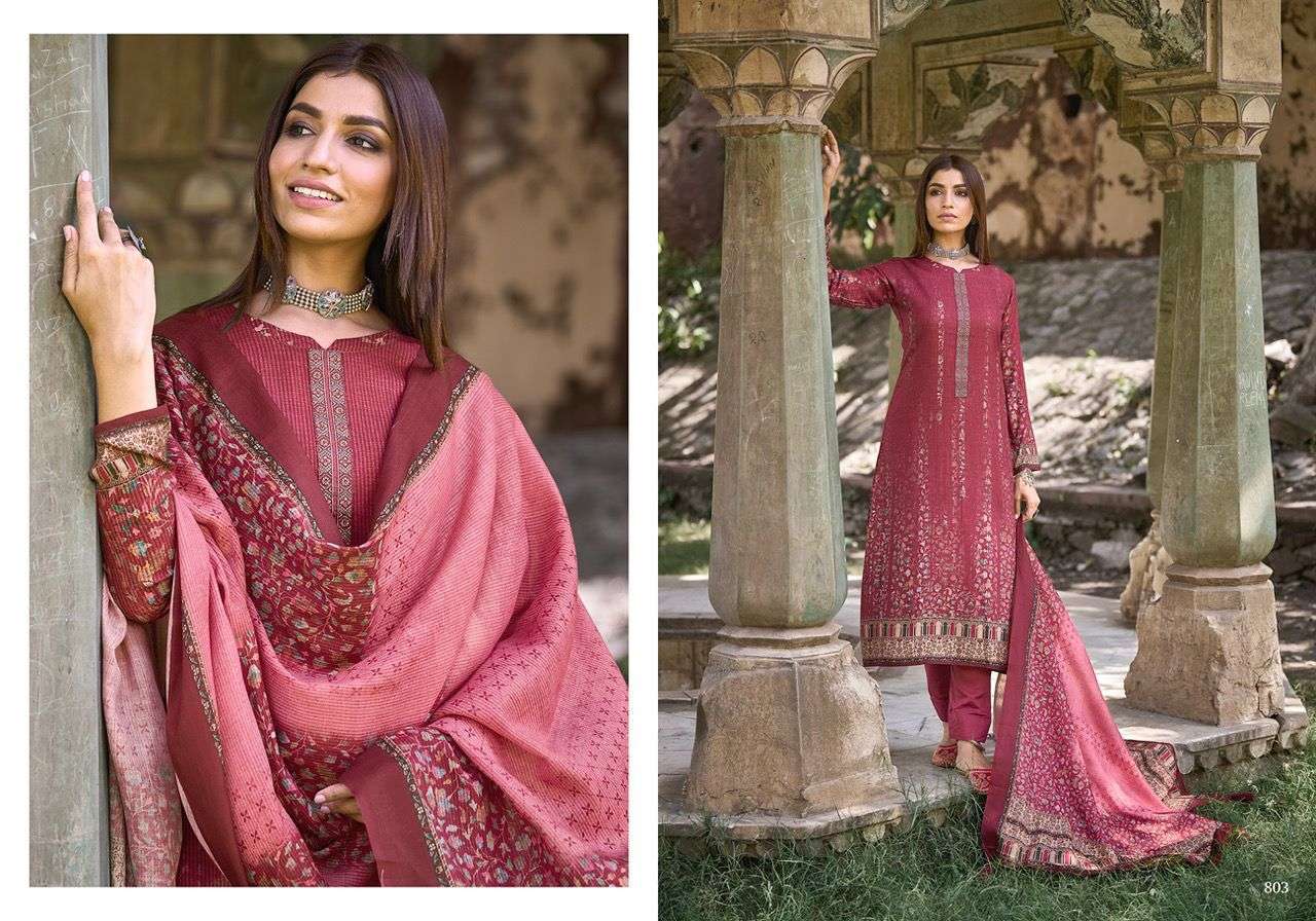 BE-SHUMAAR BY SADHANA FASHION 801 TO 808 SERIES BEAUTIFUL SUITS COLORFUL STYLISH FANCY CASUAL WEAR & ETHNIC WEAR VISCOSE PASHMINA DRESSES AT WHOLESALE PRICE