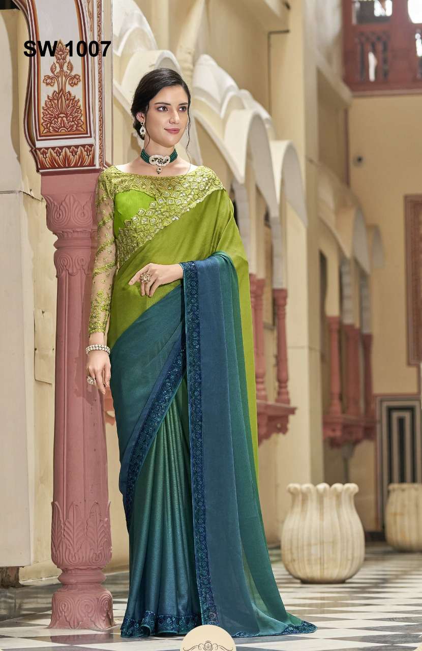 Sandalwood Vol-10 By Tfh 1001 To 1018 Series Indian Traditional Wear Collection Beautiful Stylish Fancy Colorful Party Wear & Occasional Wear Silk Sarees At Wholesale Price