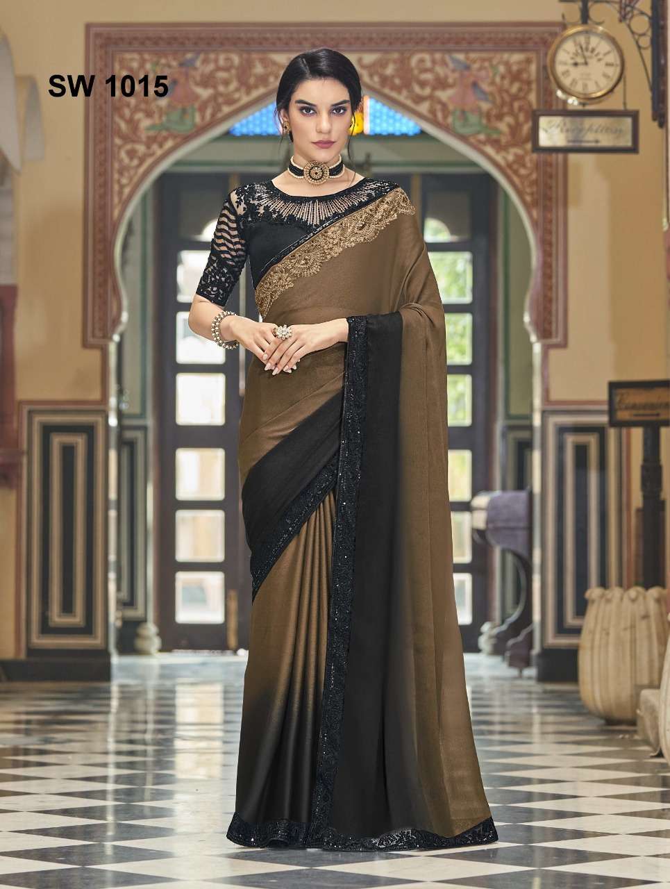 Sandalwood Vol-10 By Tfh 1001 To 1018 Series Indian Traditional Wear Collection Beautiful Stylish Fancy Colorful Party Wear & Occasional Wear Silk Sarees At Wholesale Price