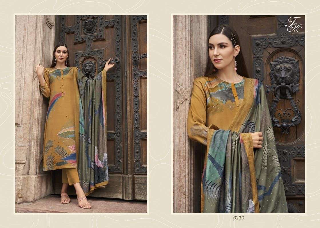 MIHIRA BY T AND M DESIGNER STUDIO DESIGNER SUITS BEAUTIFUL FANCY COLORFUL STYLISH PARTY WEAR & OCCASIONAL WEAR TWILL PRINT DRESSES AT WHOLESALE PRICE