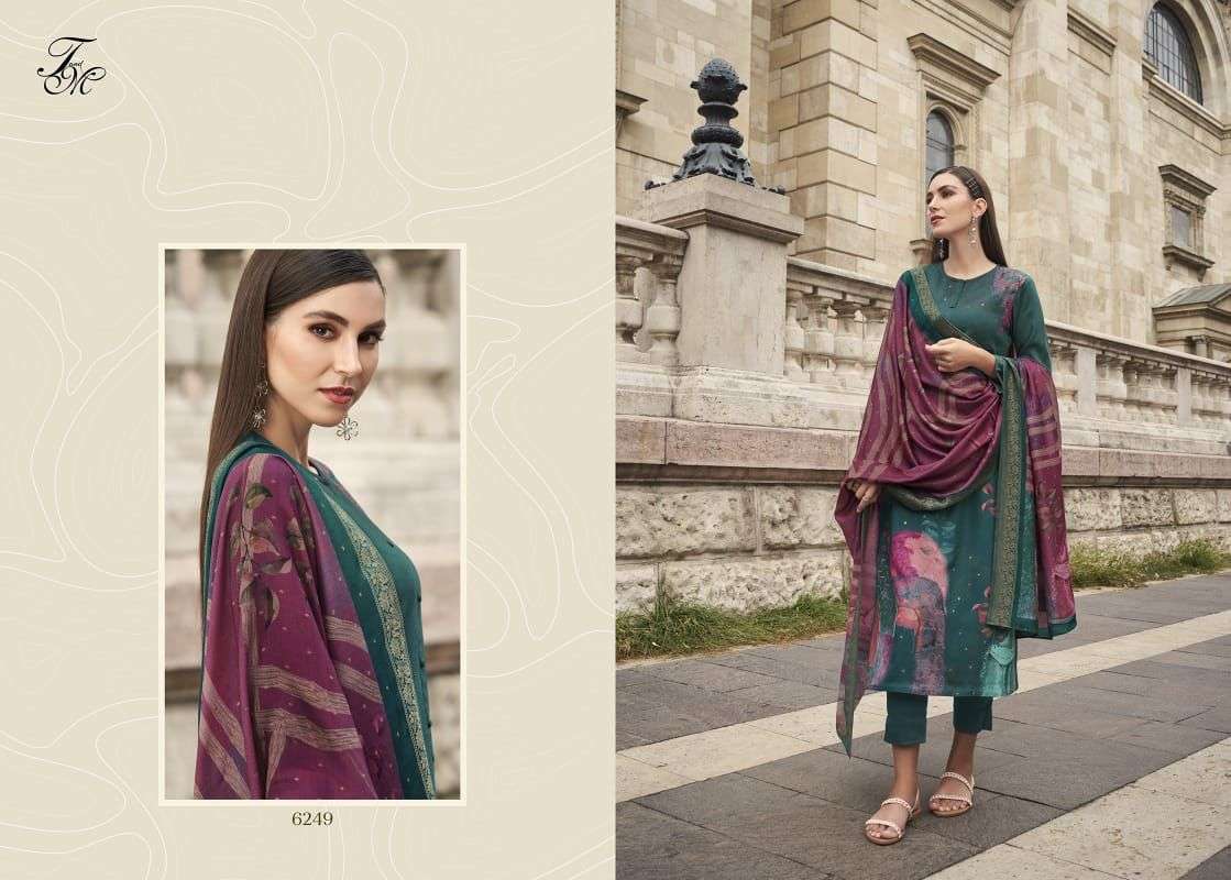 MIHIRA BY T AND M DESIGNER STUDIO DESIGNER SUITS BEAUTIFUL FANCY COLORFUL STYLISH PARTY WEAR & OCCASIONAL WEAR TWILL PRINT DRESSES AT WHOLESALE PRICE