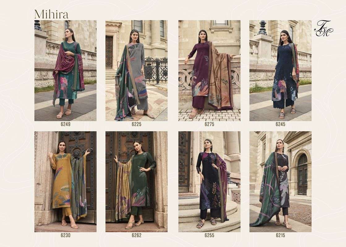 MIHIRA BY T AND M DESIGNER STUDIO DESIGNER SUITS BEAUTIFUL FANCY COLORFUL STYLISH PARTY WEAR & OCCASIONAL WEAR TWILL PRINT DRESSES AT WHOLESALE PRICE