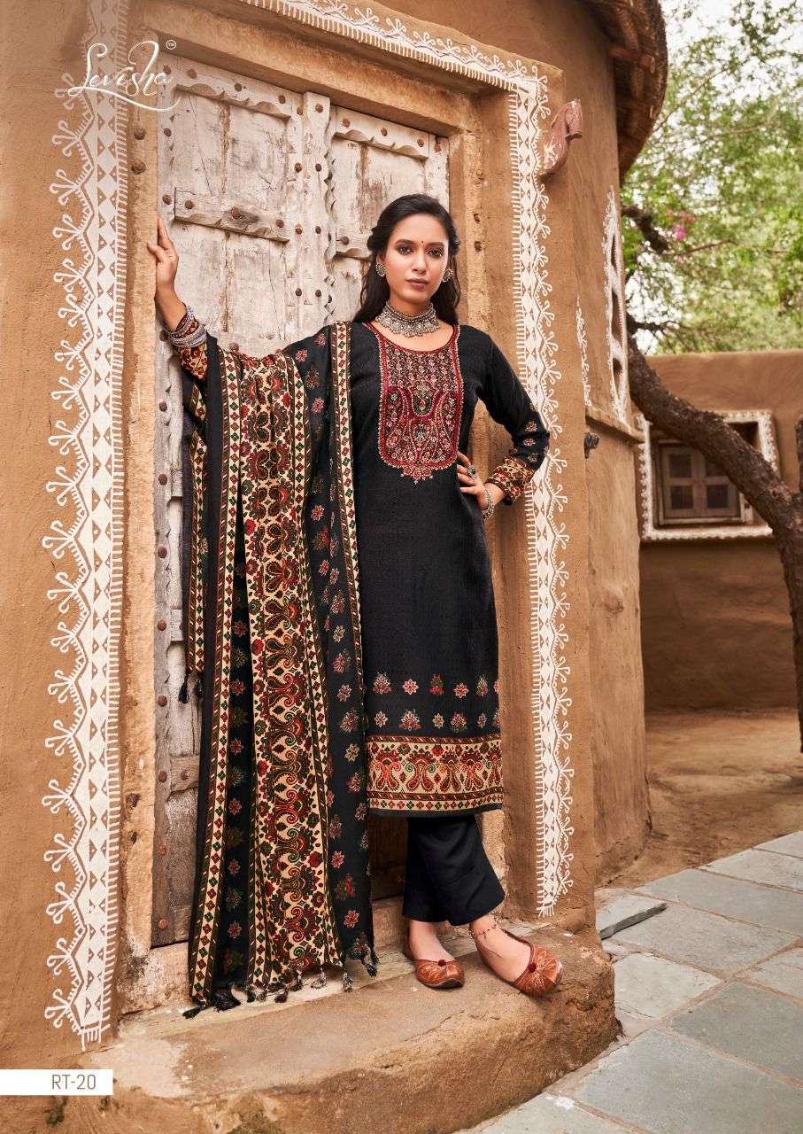Rutba By Levisha 13 To 20 Series Suits Beautiful Fancy Colorful Stylish Party Wear & Occasional Wear Pure Pashmina Print Dresses At Wholesale Price