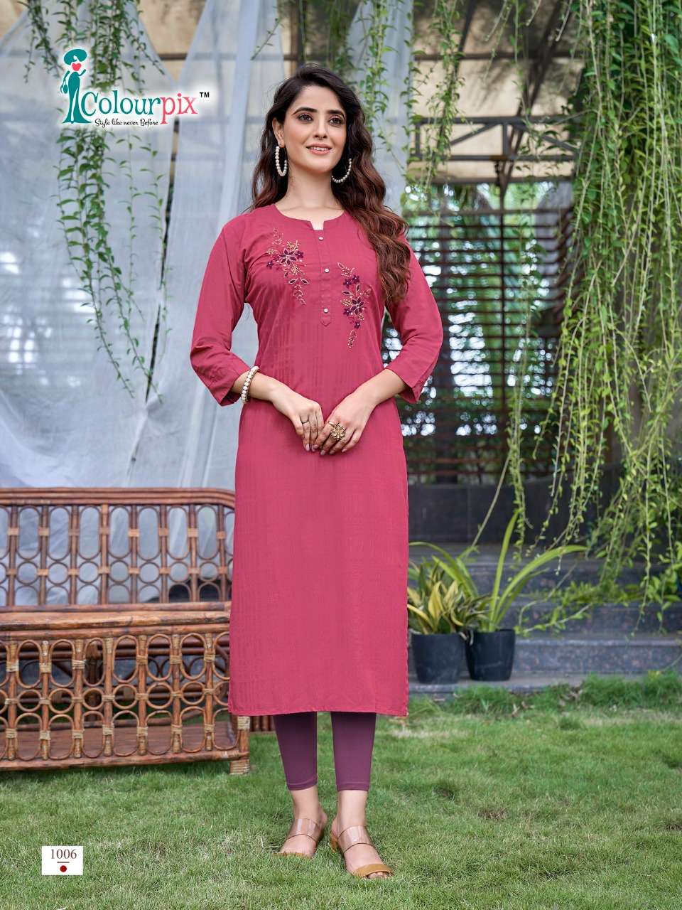 Rolex Vol-1 By Colourpix 1001 To 1006 Series Designer Stylish Fancy Colorful Beautiful Party Wear & Ethnic Wear Collection Viscose Rayon Print Kurtis At Wholesale Price