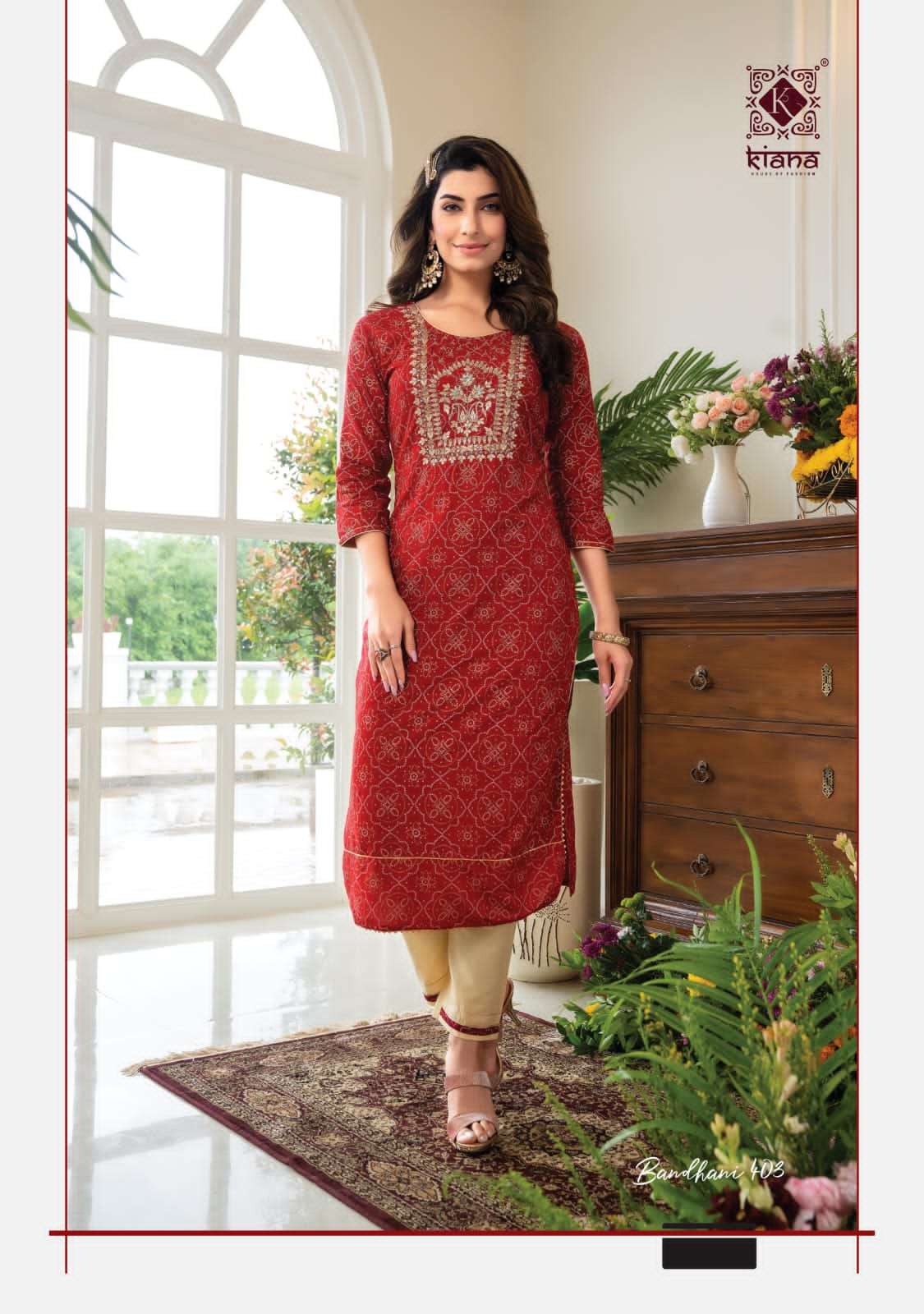 Buy online Green Bandhani Cotton Kurti from Kurta Kurtis for Women by  Mahala for ₹1190 at 0% off | 2024 Limeroad.com