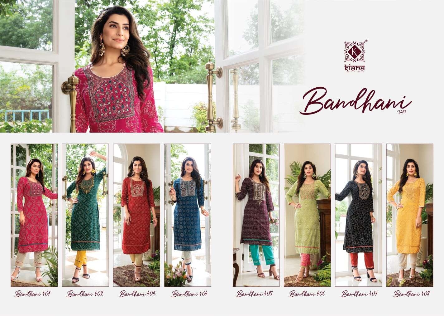 Bandhani on sale kurtis wholesale