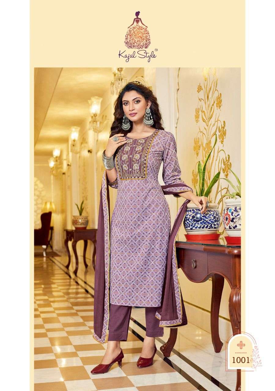 SWAGGER VOL-1 BY KAJAL STYLE 1001 TO 1006 SERIES BEAUTIFUL SUITS COLORFUL STYLISH FANCY CASUAL WEAR & ETHNIC WEAR PURE COTTON PRINT DRESSES AT WHOLESALE PRICE
