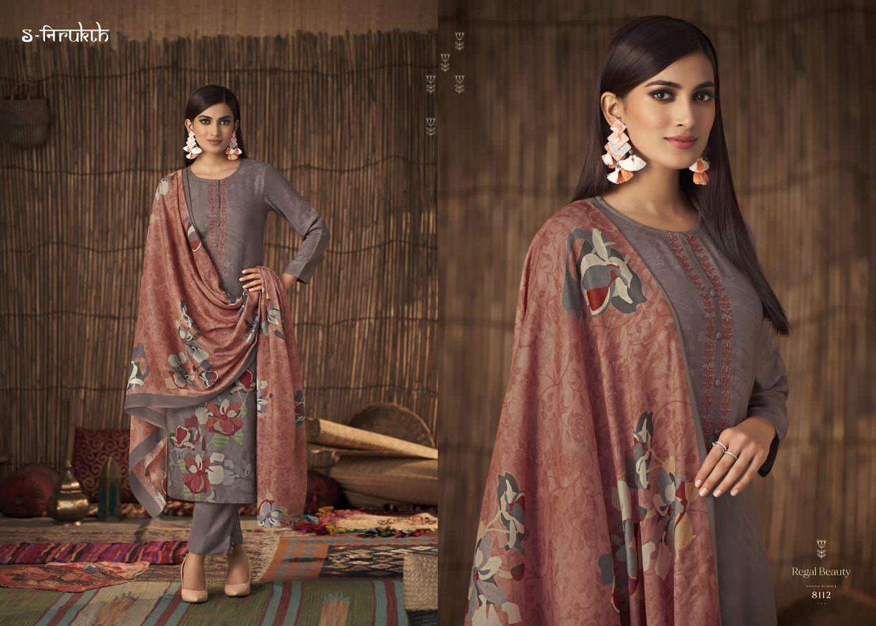 REGAL BEAUTY BY S-NIRUKTH DESIGNER SUITS COLLECTION BEAUTIFUL STYLISH COLORFUL FANCY PARTY WEAR & OCCASIONAL WEAR PASHMINA PRINT DRESSES AT WHOLESALE PRICE