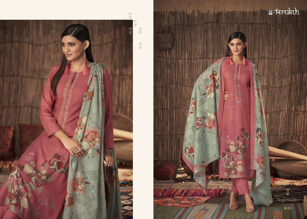 REGAL BEAUTY BY S-NIRUKTH DESIGNER SUITS COLLECTION BEAUTIFUL STYLISH COLORFUL FANCY PARTY WEAR & OCCASIONAL WEAR PASHMINA PRINT DRESSES AT WHOLESALE PRICE