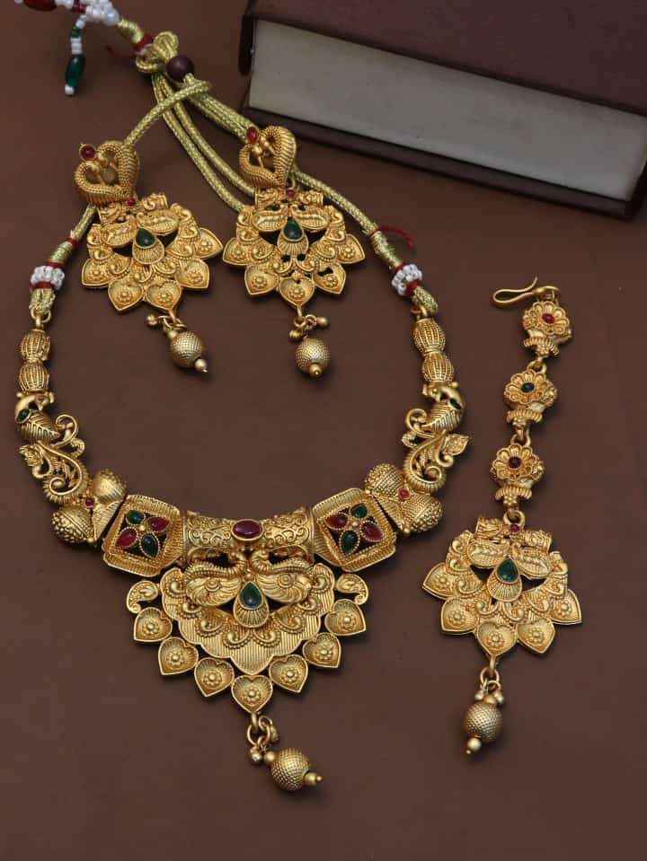 S-608 SERIES BY FASHID WHOLESALE 608 TO 610 SERIES TRADITIONAL ARTIFICIAL JEWELLERY FOR INDIAN ATTIRE AT EXCLUSIVE RANGE.