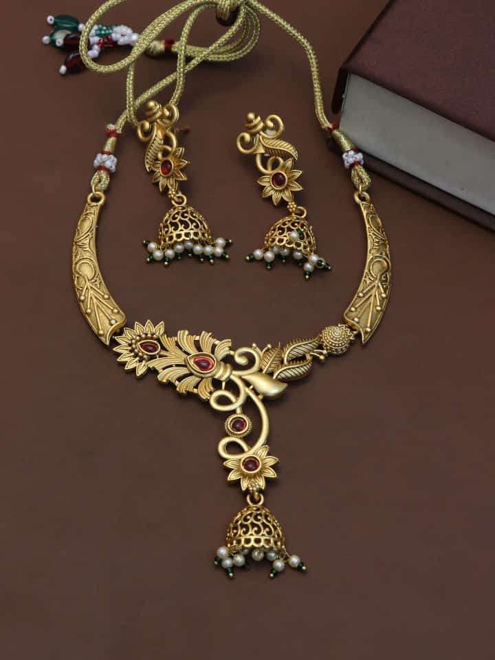 S-598 BY FASHID WHOLESALE TRADITIONAL ARTIFICIAL JEWELLERY FOR INDIAN ATTIRE AT EXCLUSIVE RANGE.