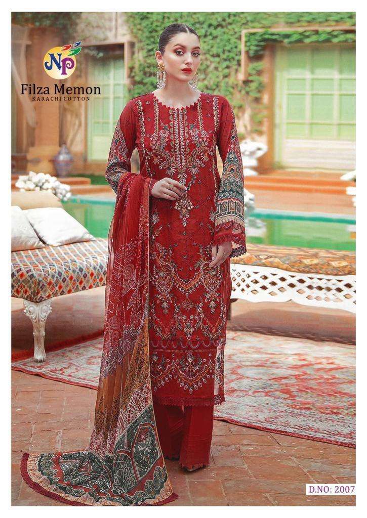 Filza Memon Vol-2 By Nand Gopal Prints 2001 To 2008 Series Beautiful Suits Stylish Fancy Colorful Party Wear & Occasional Wear Cotton Print Dresses At Wholesale Price