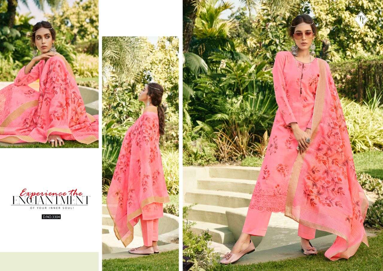AHELI  BY TANISHK FASHION 3301 TO 3306 SERIES BEAUTIFUL STYLISH SUITS FANCY COLORFUL CASUAL WEAR & ETHNIC WEAR & READY TO WEAR PASHMINA DIGITAL PRINT WITH EMBROIDERY DRESSES AT WHOLESALE PRICE
