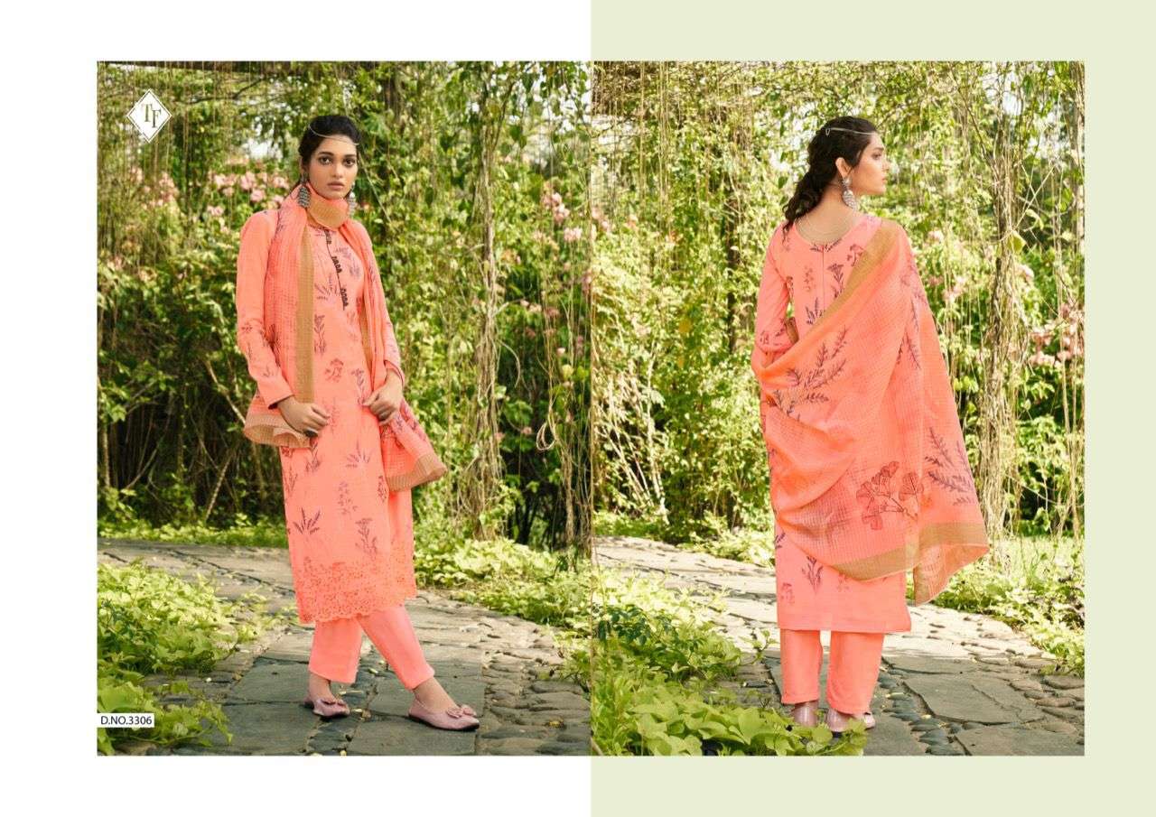 AHELI  BY TANISHK FASHION 3301 TO 3306 SERIES BEAUTIFUL STYLISH SUITS FANCY COLORFUL CASUAL WEAR & ETHNIC WEAR & READY TO WEAR PASHMINA DIGITAL PRINT WITH EMBROIDERY DRESSES AT WHOLESALE PRICE